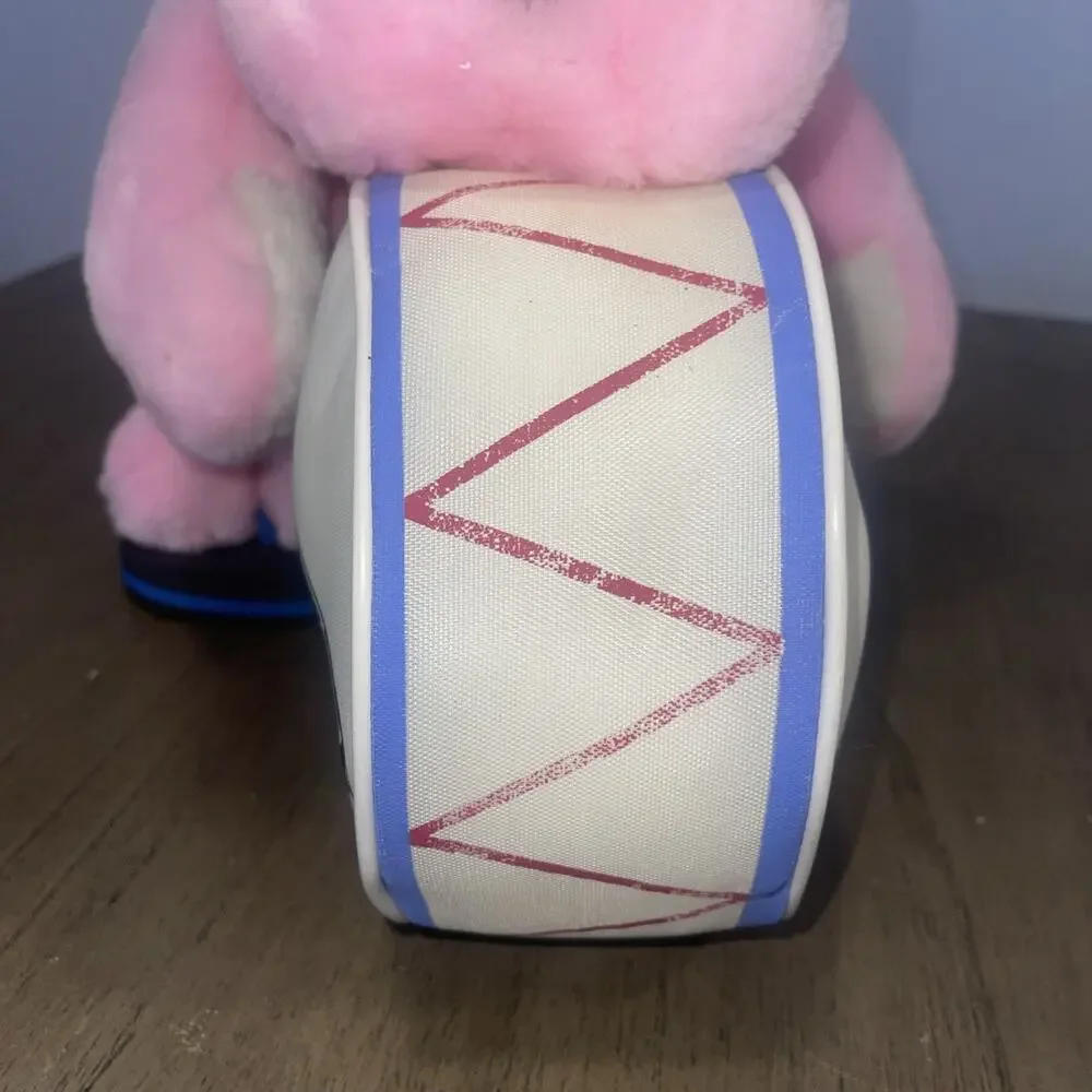1989 Animal Fair Pink Energizer Bunny Rabbit Stuffed Plush Advertising
